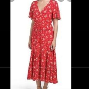 Sunday Mi Amor Floral Maxi Dress Size Small